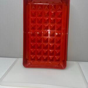Vtg Tupperware #1292 with Lid #1293 for Bacon Deli Meat Hot Dog Keeper Marinade